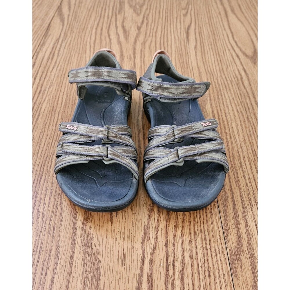 Teva Tirra Womens Sport Strappy Sandal In Olive Size 6.5 walking Hiking Casual